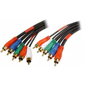 6' Component Video And Audio Cable- Blackcomponent 