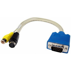 5" VGA To S-Video Or RCA Adaptervga 