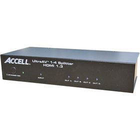 UltraAV 1 x 4 HDMI 1.3 AV Splitter With Built-In Signal Repeaterultraav 