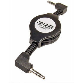 Retractable 3.5mm Audio Cable - Blackretractable 