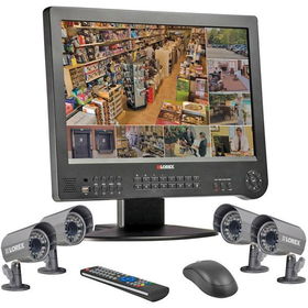 Pro Series 19" LCD Color Surveillance System with Built-In 8-Channel DVRpro 