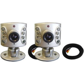 2 Pack Indoor Color Camera With IR LEDs And Audioindoor 