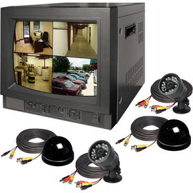 14" Color Quad Observation System With 4 Camerasquad 