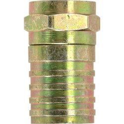 Crimp-On F Connector - RG-6 Quad Shield - 25-Packcrimp 