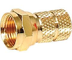 Gold Plated Twist-On F Connector - RG-59 - 25-Packgold 