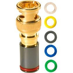 RG-59 BNC Compression Connector With Color Bands - 10-Packbnc 