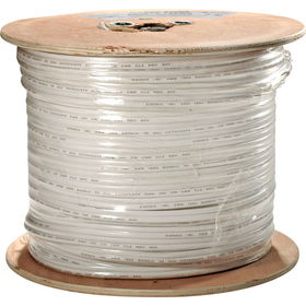 500' Coaxial CCTV Camera Cable - Whitecoaxial 