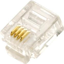 4-Conductor UL Modular Plug - 25-Packconductor 