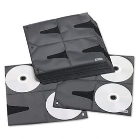 Two-Sided CD Refill Pages for Three-Ring Binder, 25/Packvaultz 