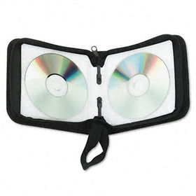 CD/DVD Wallet, Holds 24 Disks, Blackinnovera 