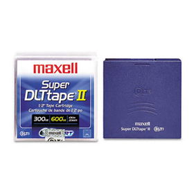 1/2"" Super DLT Cartridge, 2066ft, 300GB Native/600GB Comp Capacitymaxell 