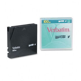 Verbatim 93827 - 1/2 Ultrium LTO-1 Cartridge, 1998ft, 100GB Native/200GB Compressed Capacityverbatim 