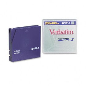 Verbatim 94527 - 1/2 Ultrium LTO-2 Cartridge, 1998ft, 200GB Native/400GB Compressed Capacityverbatim 