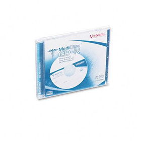 Medical Grade CD-R Disc, 700MB/80min, 52x, w/Jewel Case, Whiteverbatim 