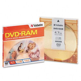 Type 4 DVD-RAM Cartridge, 4.7GB, 3xverbatim 