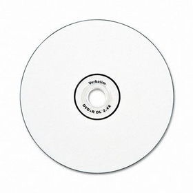 Verbatim 95123 - Datalife Plus Dual-Layer DVD+R Discs, 8.5GB, 2x, Spindle, White, 20/Packverbatim 