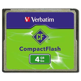 Compact Flash Card, Class 4, 4GBverbatim 