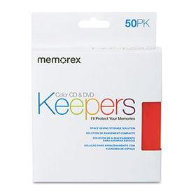 CD/DVD Sleeves, 50/Packmemorex 