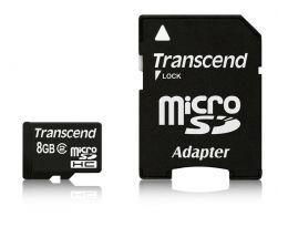 8GB Micro SDHC Class 2 with Standard SD Adaptermicro 