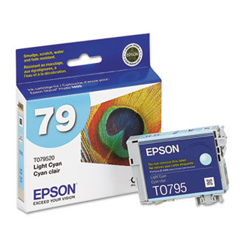 T079520 Claria Ink, 810 Page-Yield, Light Cyanepson 