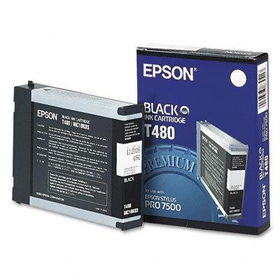 Epson T480011 - T480011 Ink, 3200 Page-Yield, Blackepson 