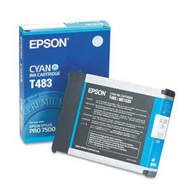 Epson T483011 - T483011 Ink, 3200 Page-Yield, Cyanepson 