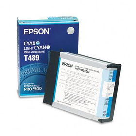 Epson T489011 - T489011 Ink, 3200 Page-Yield, Cyanepson 