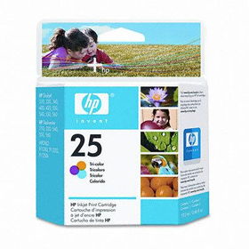 HP 51625A - 51625A (HP 25) Ink, 640 Page-Yield, Tri-Colorink 