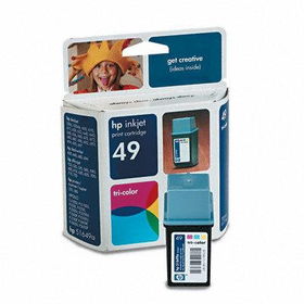 51649A (HP 49) Ink, 350 Page-Yield, Tri-Colorink 