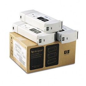 HP C5072A - C5072A (HP 83) Ink, 1312 Page-Yield, 3/Pack, Blackink 