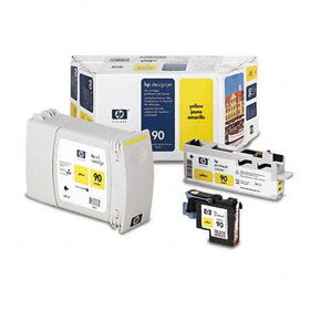 HP C5081A - C5081A (HP 90) Ink/Printhead/Printhead Cleaner, Yellowink 