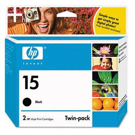 HP C6653FN - C6653FN (HP 15) Ink, 2/Pack, Blackink 