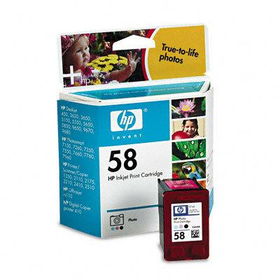 HP C6658AN - C6658AN (HP 58) Ink, 140 Page-Yield, Tri-Colorink 