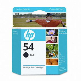 HP CB334AN - CB334AN (HP 54) Ink, 600 Page-Yield, Blackink 