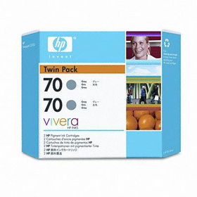 HP CB341A - CB341A (HP 70) Ink, 2/Pack, Grayink 