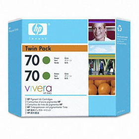 HP CB348A - CB348A (HP 70) Ink, 2/Pack, Greenink 