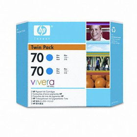 HP CB349A - CB349A (HP 70) Ink, 2/Pack, Blueink 