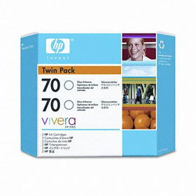 HP CB350A - CB350A (HP 70) Ink, 2/Pack, Clearink 