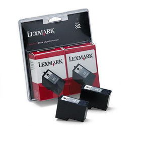 18C0533 Ink, 200 Page-Yield, 2/Pack, Blacklexmark 