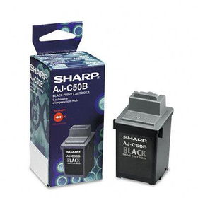 Sharp AJC50B - AJC50B Ink, 600 Page-Yield, Blacksharp 