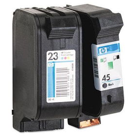 HP C8790FN - C8790FN (HP 45; HP 23d) Ink, 830 Page-Yield, 2/Pack, Black; Tri-Colorink 