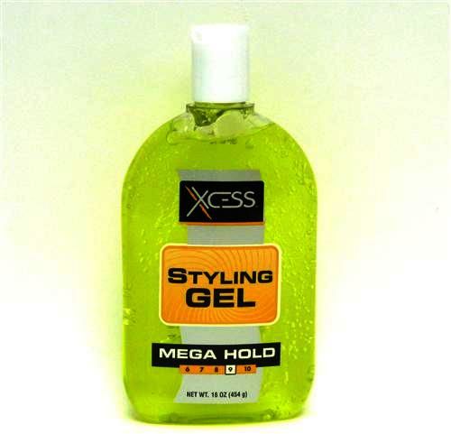 Xcess Styling Gel Yellow #9 Mega Hold Case Pack 12xcess 