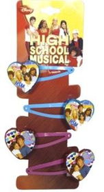 High School Musical Hair Accessories 4 Pack Snaps Case Pack 96high 