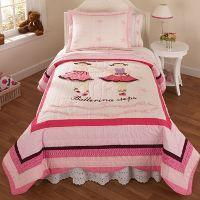 Ballerina Steps Twin Quilt with Pillow Shamballerina 