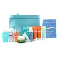 Biotherm by BIOTHERM Travel Set: Biocils+ Aquasource Gel+ Cream+ Eye Care+ Serum+ Mask+ Body Mist+ Cream+ 2xWash+ Milk--11pcs+1bagbiotherm 