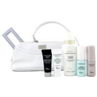 CHRISTIAN DIOR by Christian Dior Travel Set: H/Action Essc.+ Capture Total+ Snow Pure Base+ Bikini B/M+ Mirror+ Bag--5pcs+1bagchristian 