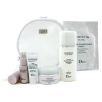 CHRISTIAN DIOR by Christian Dior Travel Set: Lotion 50ml + Cream 15ml + Serum 10ml + Mask 1pc + UV Base 10ml + Bag--5pcs+1bagchristian 