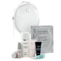 CHRISTIAN DIOR by Christian Dior Travel Set: Lotion + Serum + Night Cream + Eye Cream + Mask + Shower Gel + Bag--6pcs+1bagchristian 