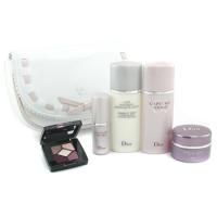 CHRISTIAN DIOR by Christian Dior Capture Totale Travel Set: Cleansing Milk + Lotion + Cream + Serum + Eyeshadow + Bag--5pcs+1bagchristian 