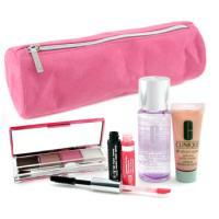 CLINIQUE by Clinique Travel Set: All About Eye+ M/U Remover+ ColorSurge E/S Quad+ Dual-Ended Lipgloss--4pcs+1bagclinique 